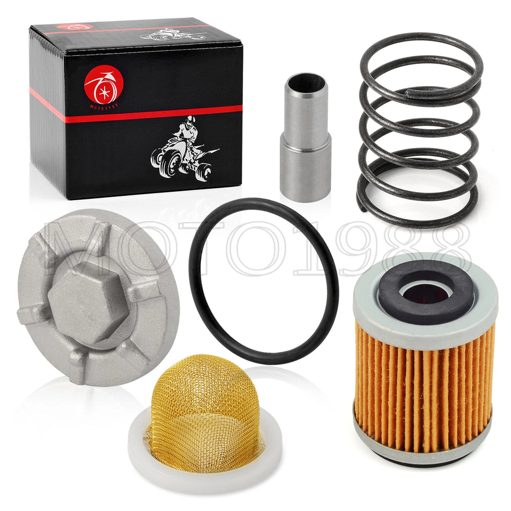 Oil Drain Plug and Filter Strainer O-Ring for Yamaha Wolverine 350 (1995-2004)
