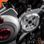 Silver Front Sprocket Aluminium Cover Guard for Honda Monkey 125, Z125