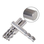 Set of 3 Carbide End Mills 1/2" 3 Flute 1-1/4" LOC 3" Length