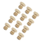 12PCS Gas Stove Brass Nozzle Kit with Sleeve and Orifice Tool (0.5-1.1mm)