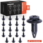 20Pcs 10mm Nylon Front Bumper Cover Clips for Honda 