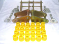 Extended Front & Rear Shackles + Pin & Bush Kit for Land Cruiser FJ75 HJ75 HZJ75