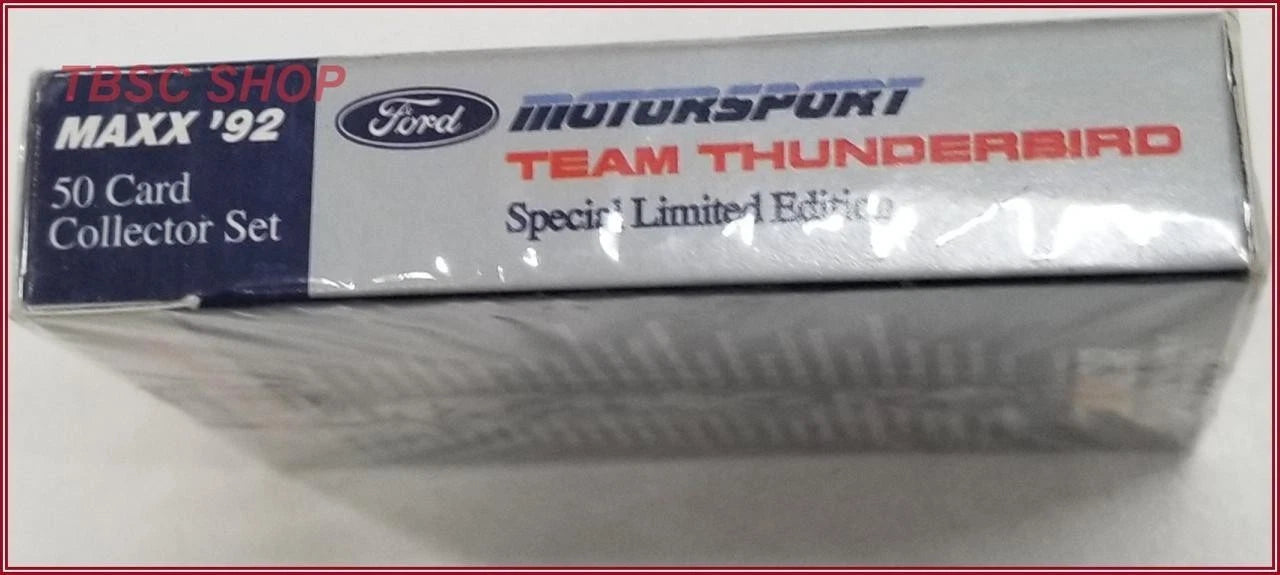 Set of 50 Collector Cards for Ford Thunderbird (1992)
