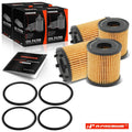 Set of 4 Engine Oil Filters for Jeep Renegade (2015–2018) Dodge Dart (2013–2016)
