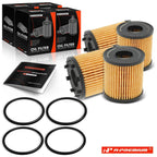 Set of 4 Engine Oil Filters for Jeep Renegade (2015–2018) Dodge Dart (2013–2016)