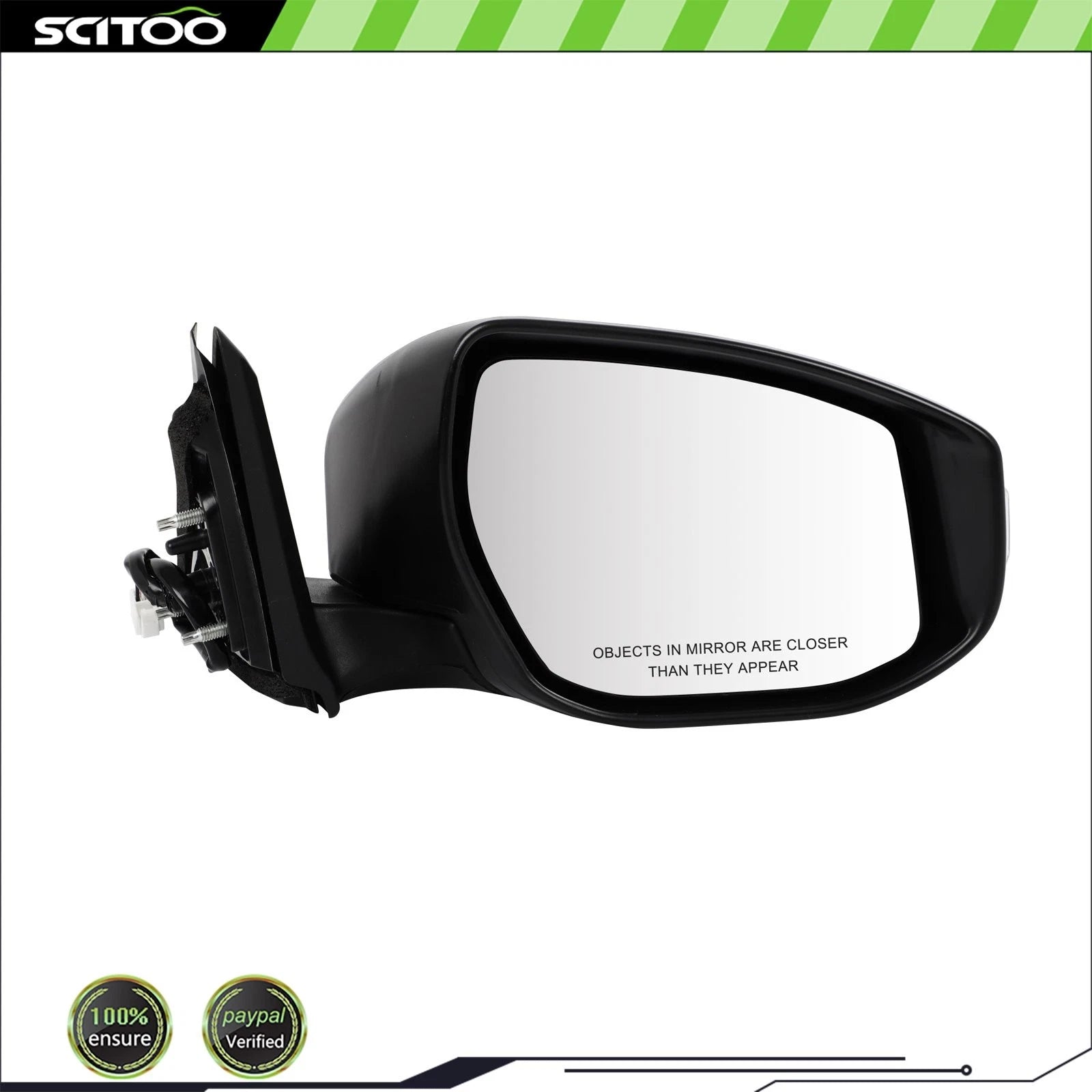 Right Side View Mirror for Nissan Altima Sedan (2013–2018) Heated PTM