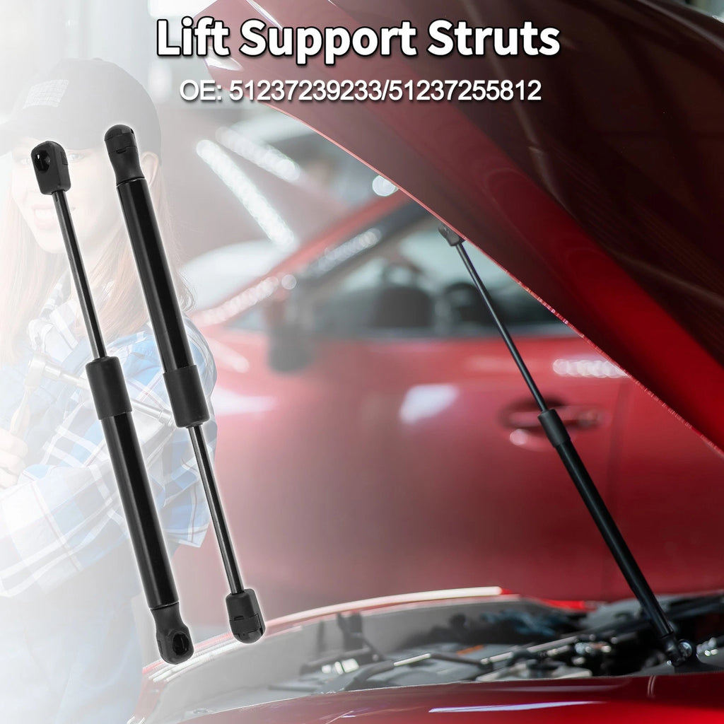 Set of 2 Front Hood Lift Supports Struts No. 51237239233 for BMW 1/2/3/4 Series (2011–2020)