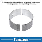 Set of 8 Connecting Rod Bearings for Toyota Corolla (No.1320225010)