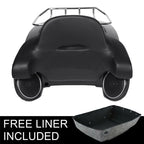 Matte Black Trunk Luggage Rack Pad Speakers for Harley Road Glide (2014–2026)