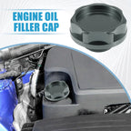 Oil Filler Cap Tank Cover for Honda Engine - Modified Titanium Tone