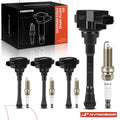 Set of 4 Ignition Coils & Spark Plugs for Nissan Altima