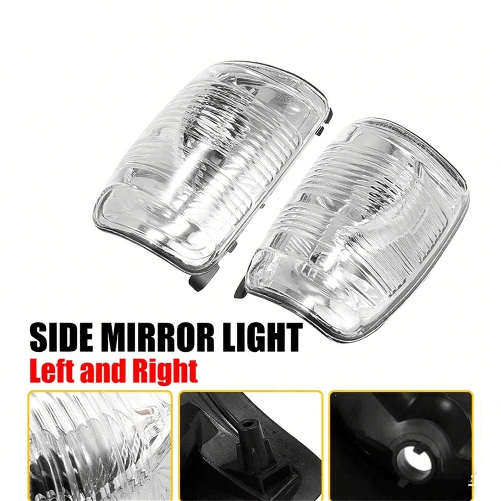 Set of 2 Side Mirror Turn Signal Lights for Ford Transit 150 250 350HD (2015–2021)