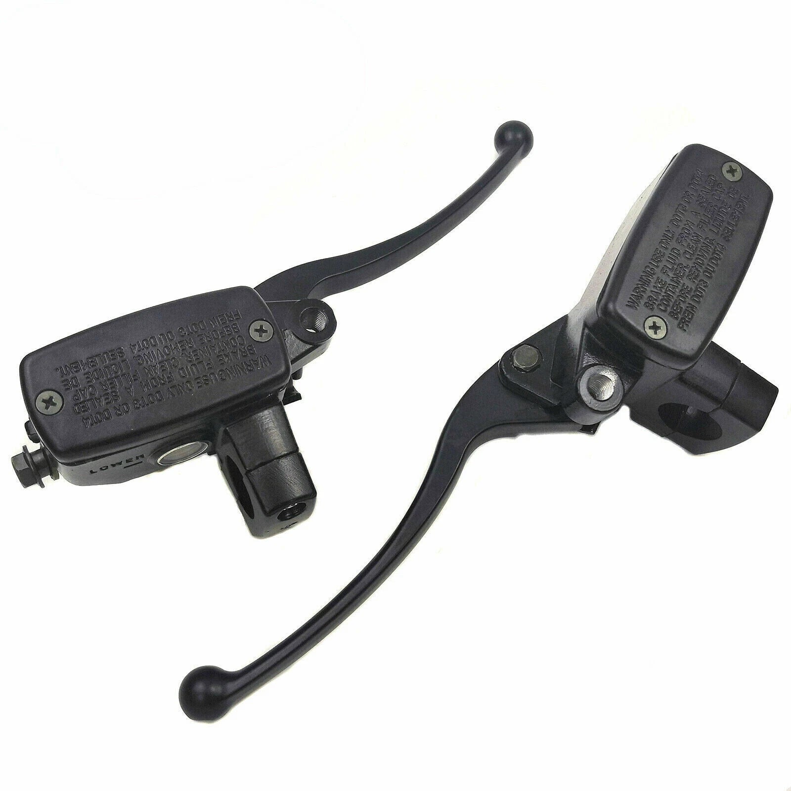 1" Motorcycle Handlebar Hydraulic Master Cylinder & Brake Clutch Lever