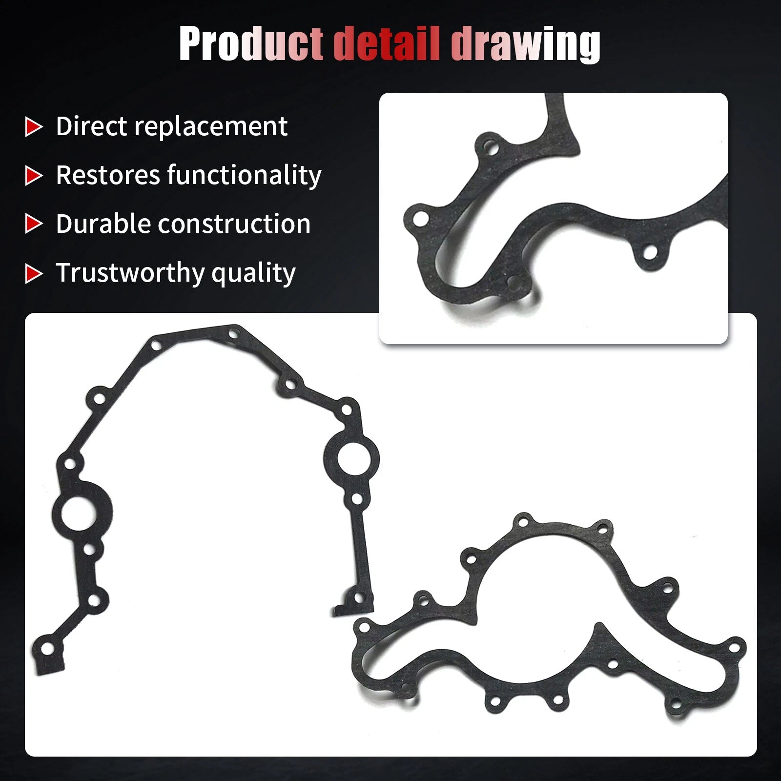 Timing Cover Gasket for Ford Ranger Explorer Mustang Mercury (1998–2001)