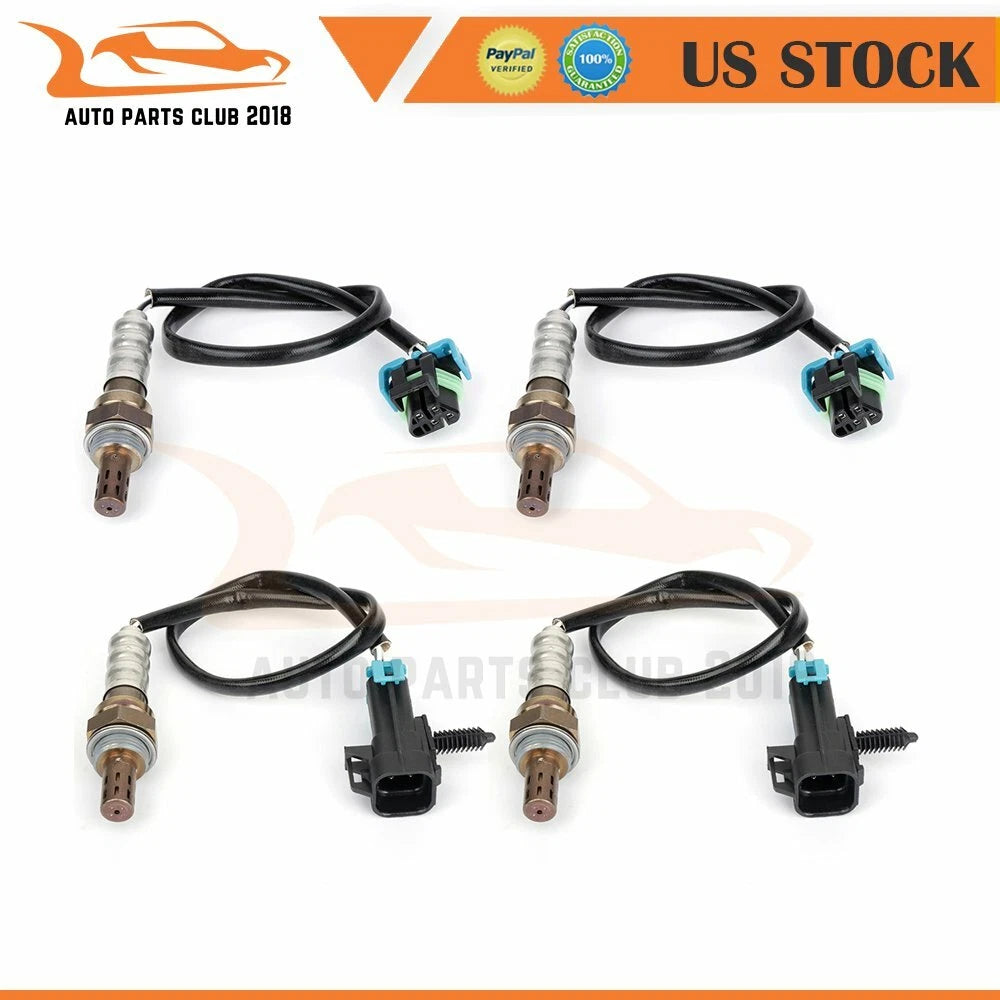 Set of 4 Heated O2 Oxygen Sensors for Chevrolet K3500 (2000)