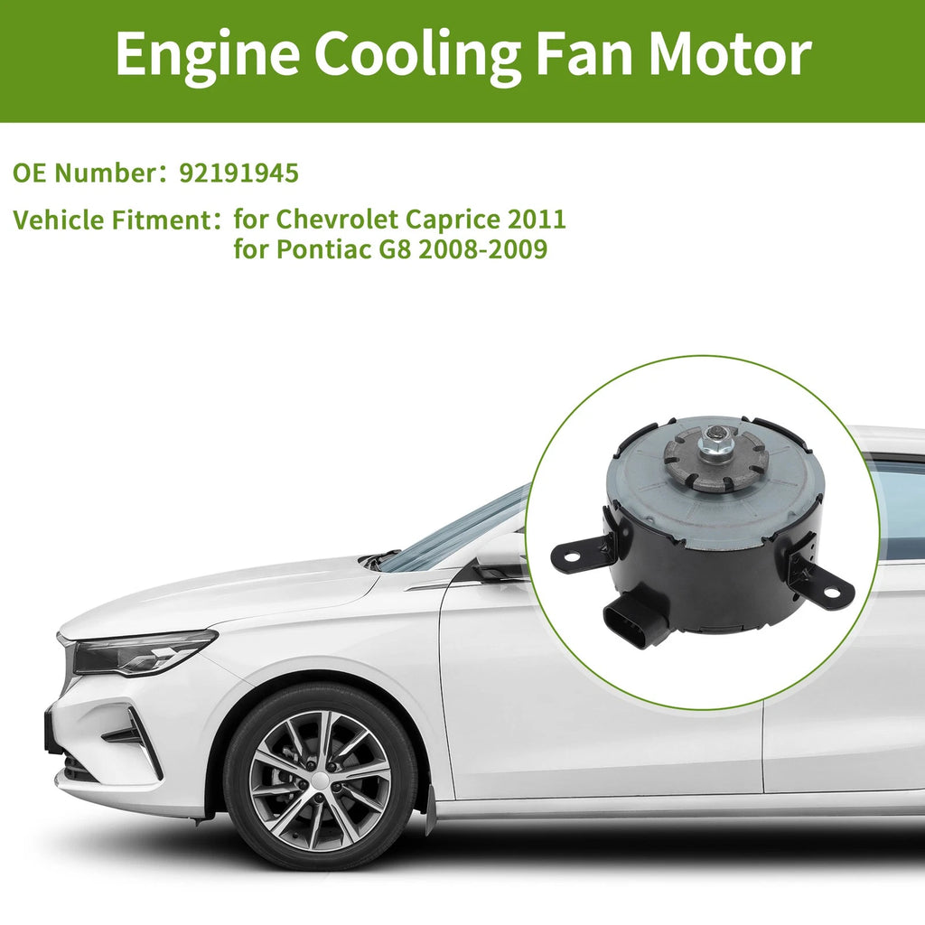 Radiator Fan Motor for Chevrolet Caprice (2011) No. 92191945