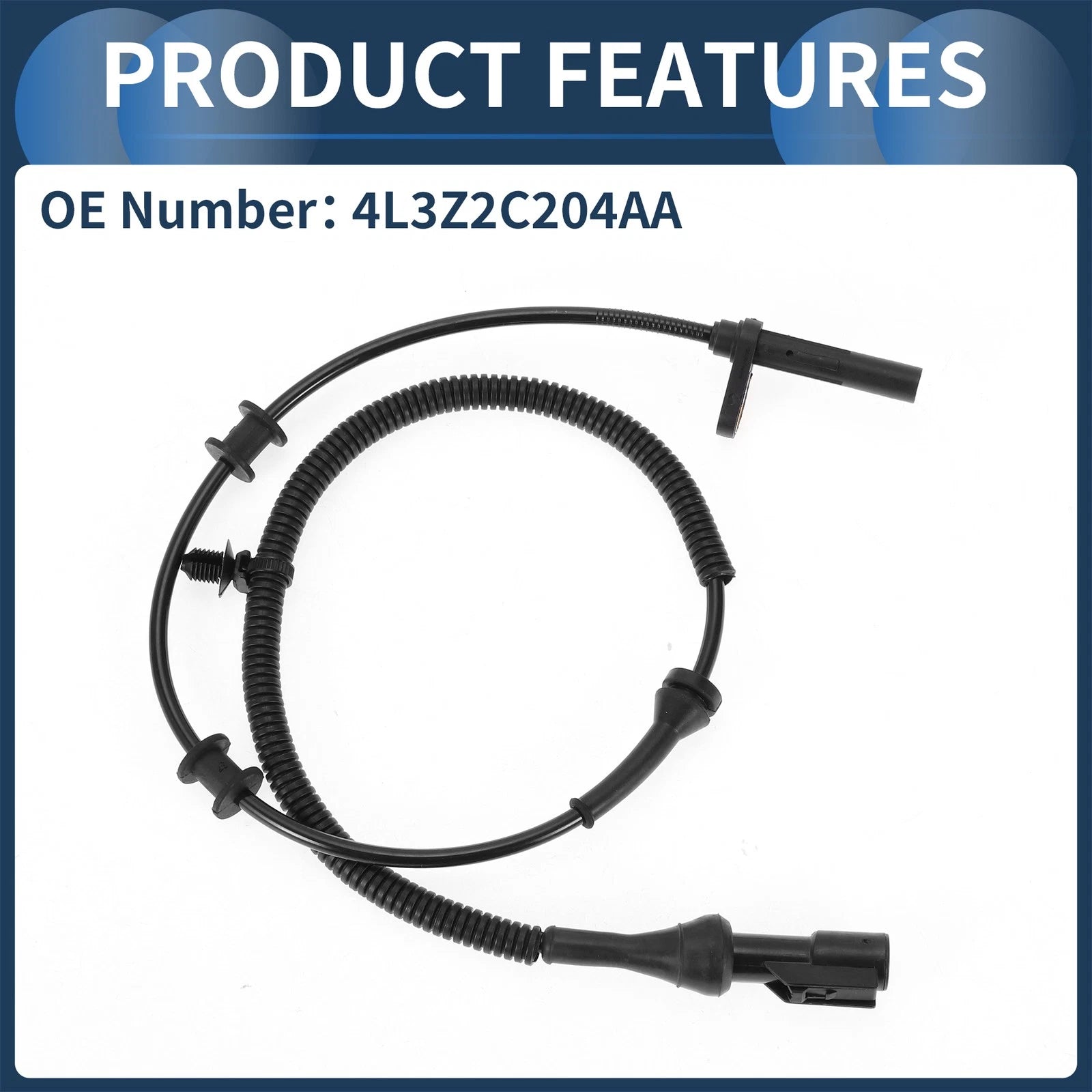 ABS Wheel Speed Sensor No. 4L3Z2C204AA for Ford F-150 (2014) RWD Front