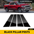 Set of 4 Body Side Molding Trims for Dodge RAM Crew Cab (2009–2018)