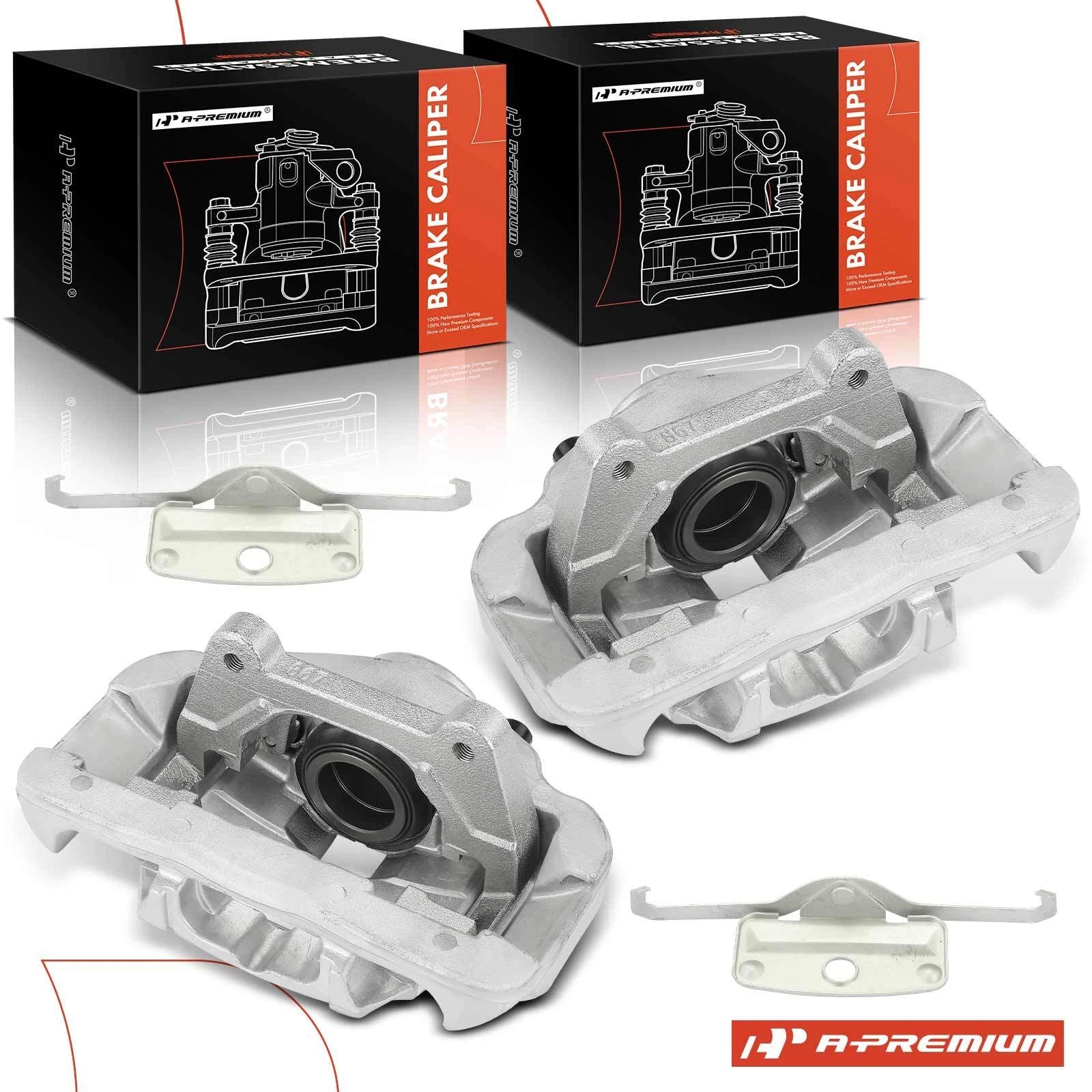 Pair Front Brake Calipers for BMW 335d 335i 335i xDrive 335is 335xi (2007–2013)