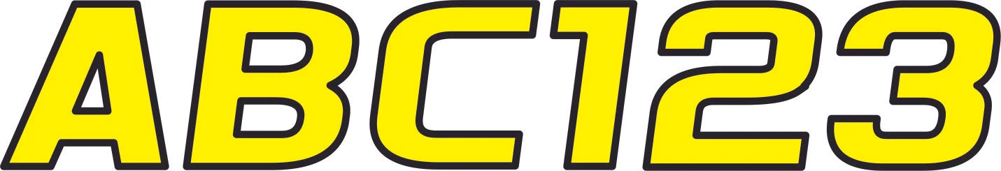 HARDLINE 700 PWC Kit Yellow/Black Graphics for Kawasaki Watercraft (2002–2011)