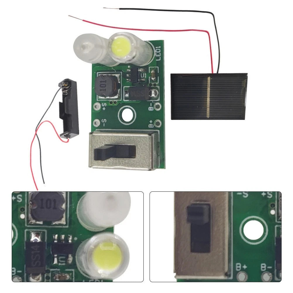 2V Solar Panel & Circuit Board for Various Lighting Applications