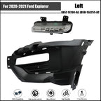 LED DRL Fog Light Cover for Ford Explorer (2020–2021) Black Trim Driver Side