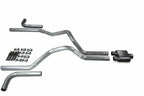 2.5" Dual Exhaust Kit for Ford F150 (2021–2025) 1 Chamber Muffler Side Exit