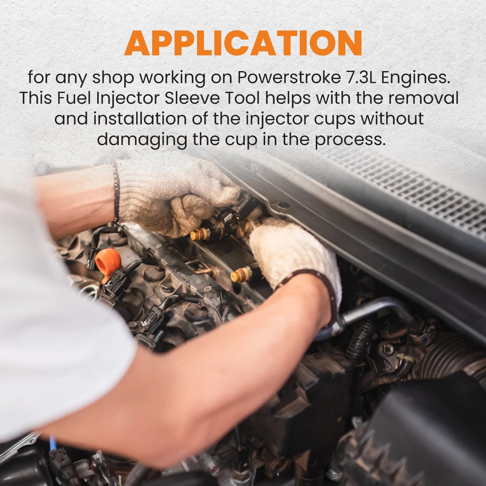Fuel Injector Sleeves Removal Installer Kit for Navistar DT466E (1990–2004)