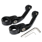 1 1/4" Long Angled Adjustable Highway Footpeg Mount for Harley