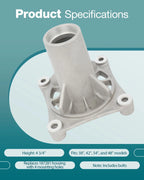 Spindle Housing for Craftsman Poulan Husqvarna (42-54in Cut Deck) 187281