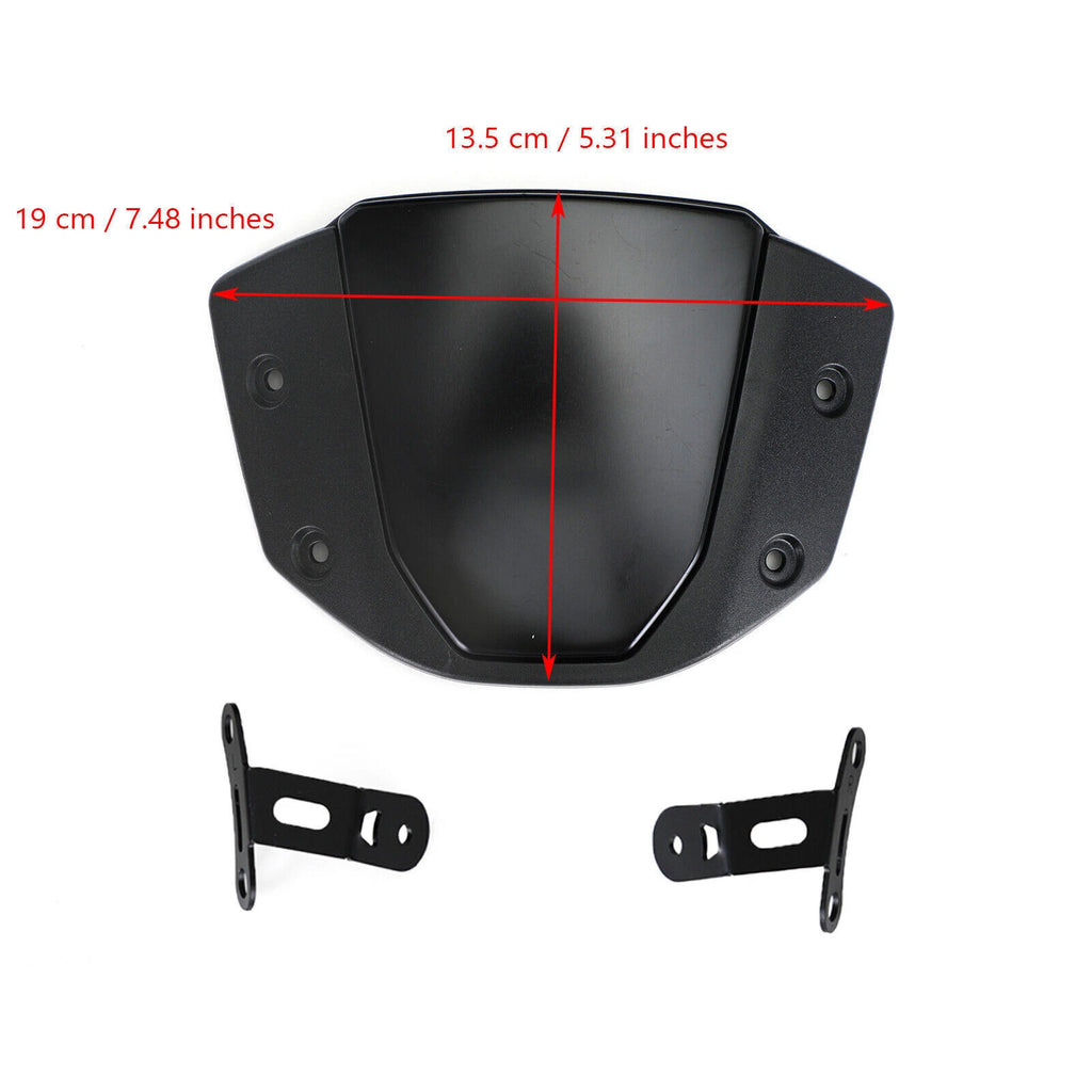 Windshield Protector for Honda CB650R CB1000R (2018–2020) Black T9