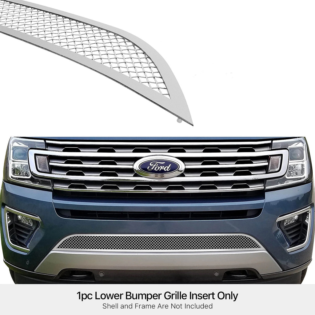 Stainless Chrome Mesh Grille Insert for Ford Expedition (2018-2024)
