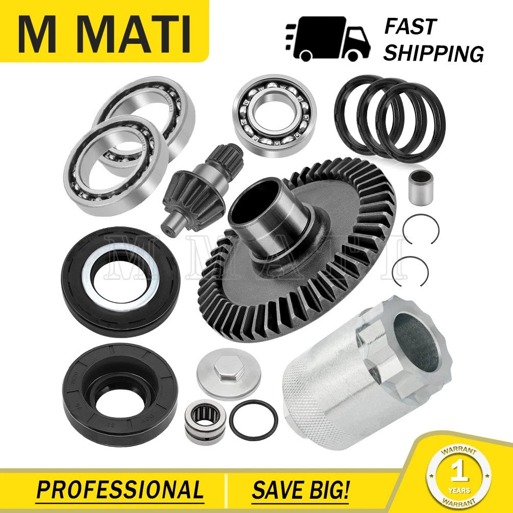 Rear Diff Pinion Ring Gear Bearings Seals for Honda TRX250X (1997–2023)