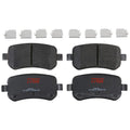 Set of 4 Disc Brake Pads for Ford Freestar (2004–2007)