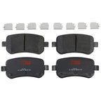 Set of 4 Disc Brake Pads for Ford Freestar (2004–2007)