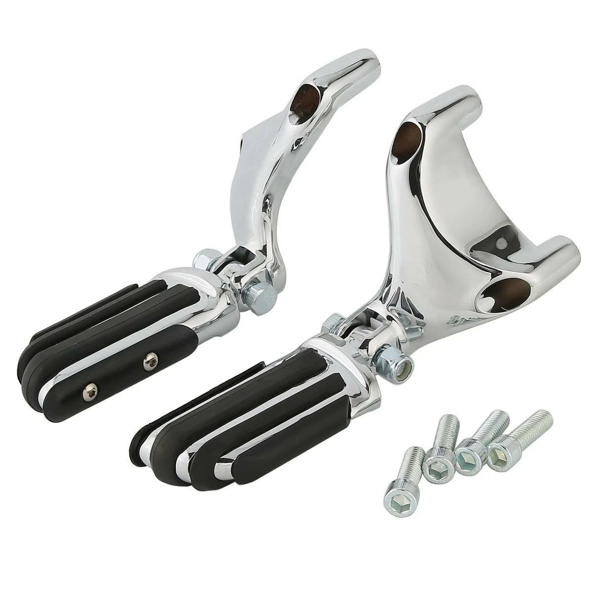 Passenger Footpegs Peg Mounting Bracket for Harley Sportster 883 1200 (2004–2013)