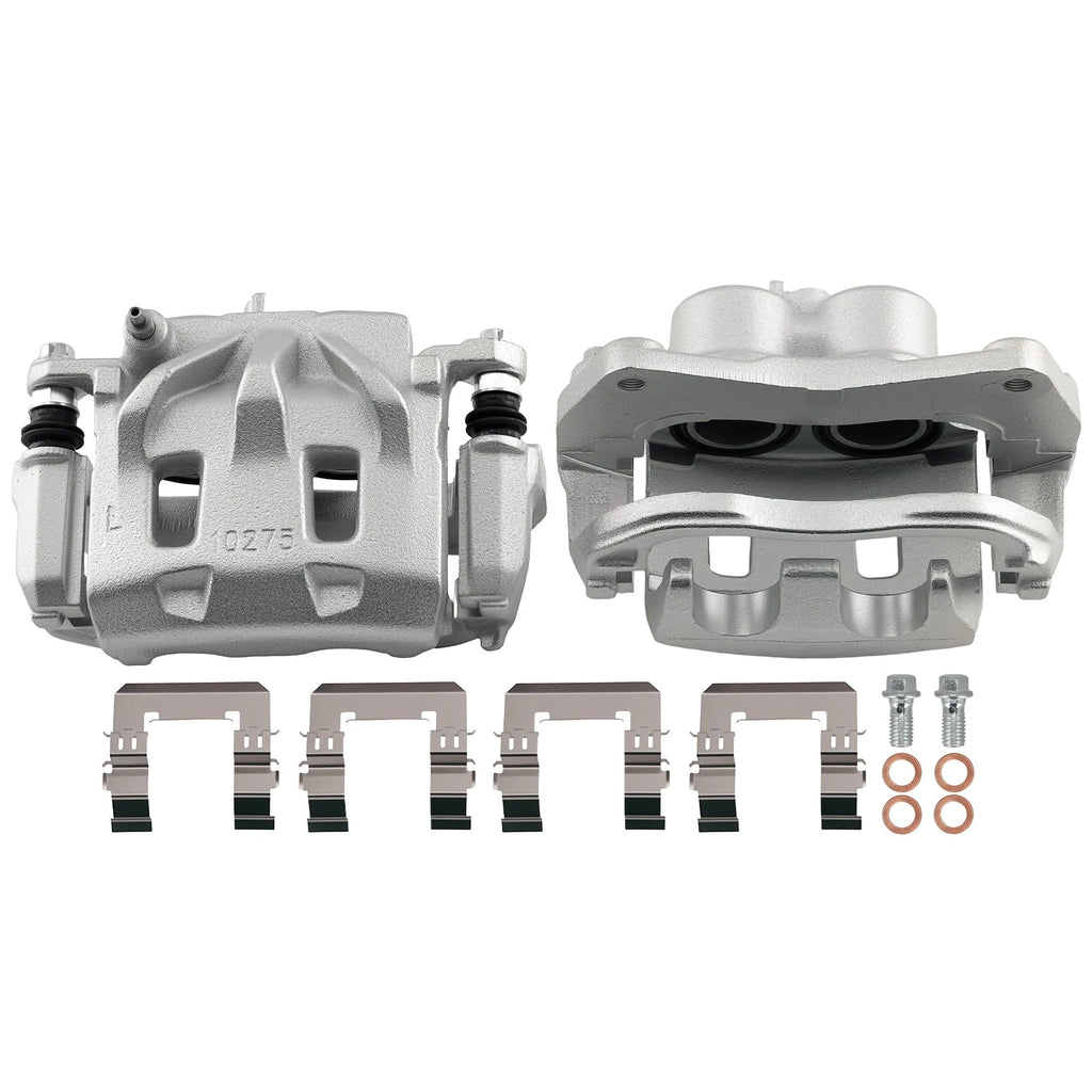 Front Disc Brake Calipers Set w/Bracket for Subaru WRX Tribeca Outback Forester (2002–2020)