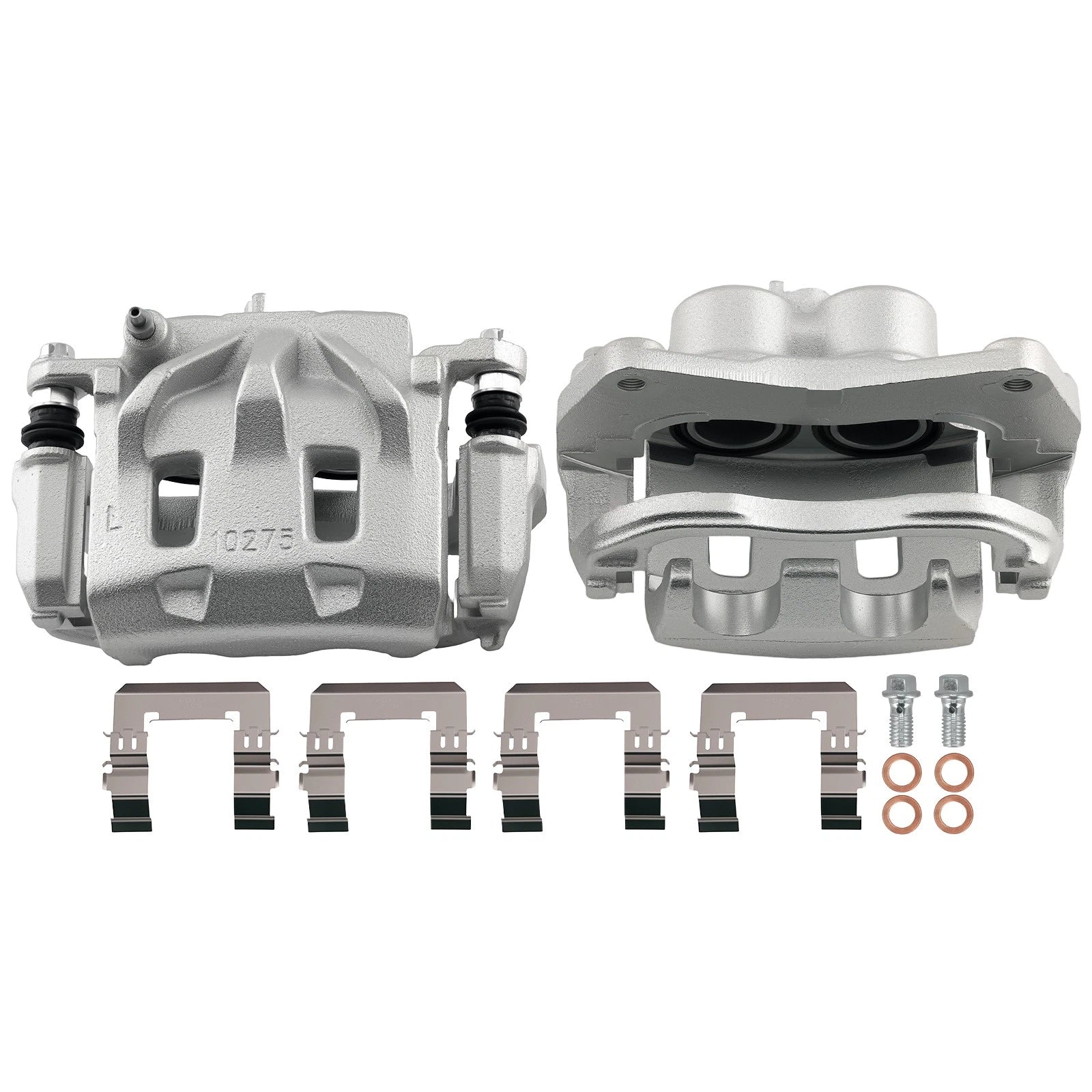 Front Disc Brake Calipers Set w/Bracket for Subaru WRX Tribeca Outback Forester (2002–2020)