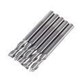 5 Pcs 3/16" 2 Flute Carbide End Mill for Various Applications (USA)
