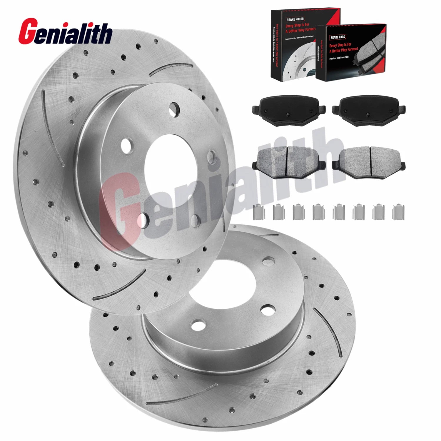 Rear Rotors & Brake Pads for Ford Taurus Flex Explorer Lincoln MKS MKT MKX (2012)