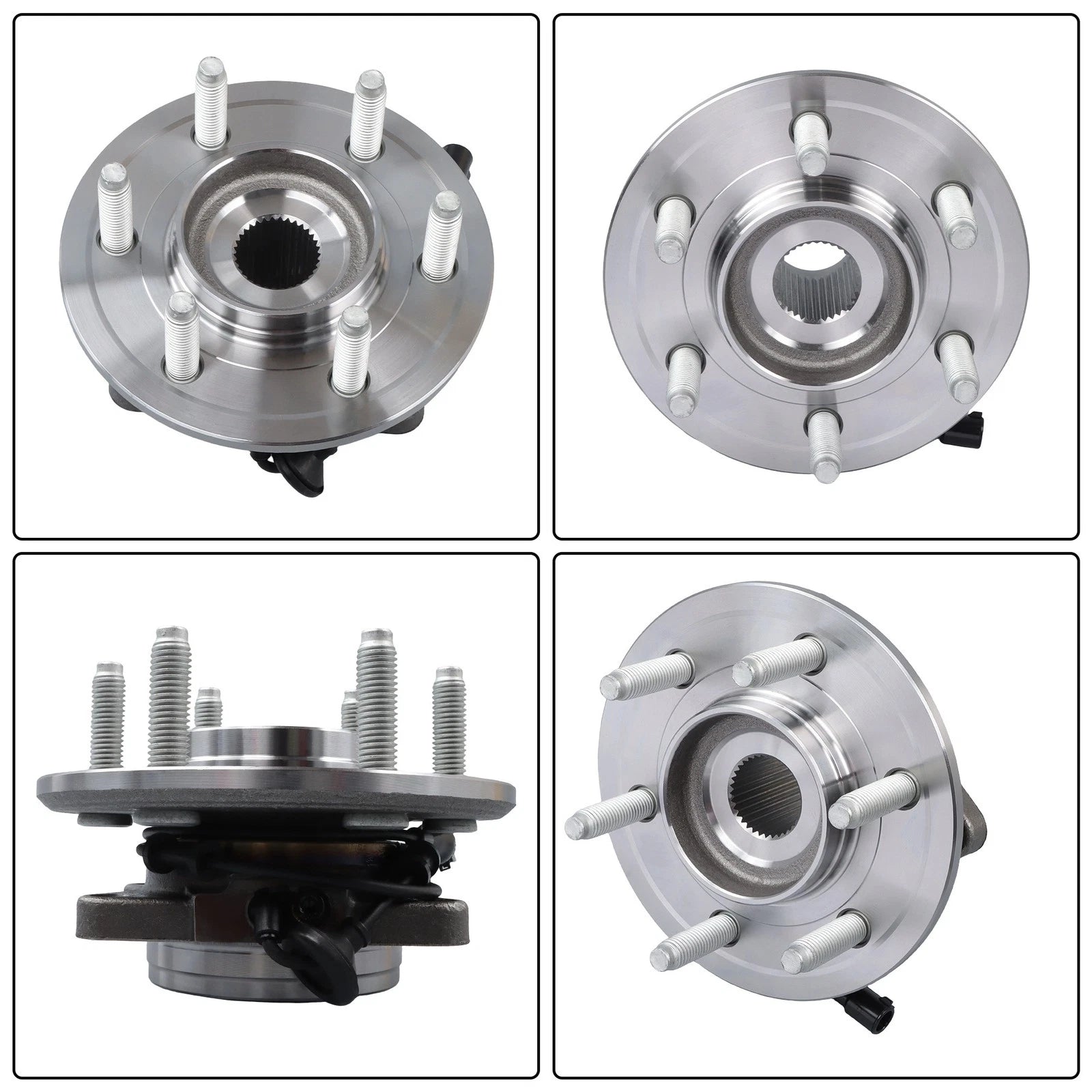 Set of 4 Front & Rear Wheel Hub Bearings for Ford Expedition (2003-2006)