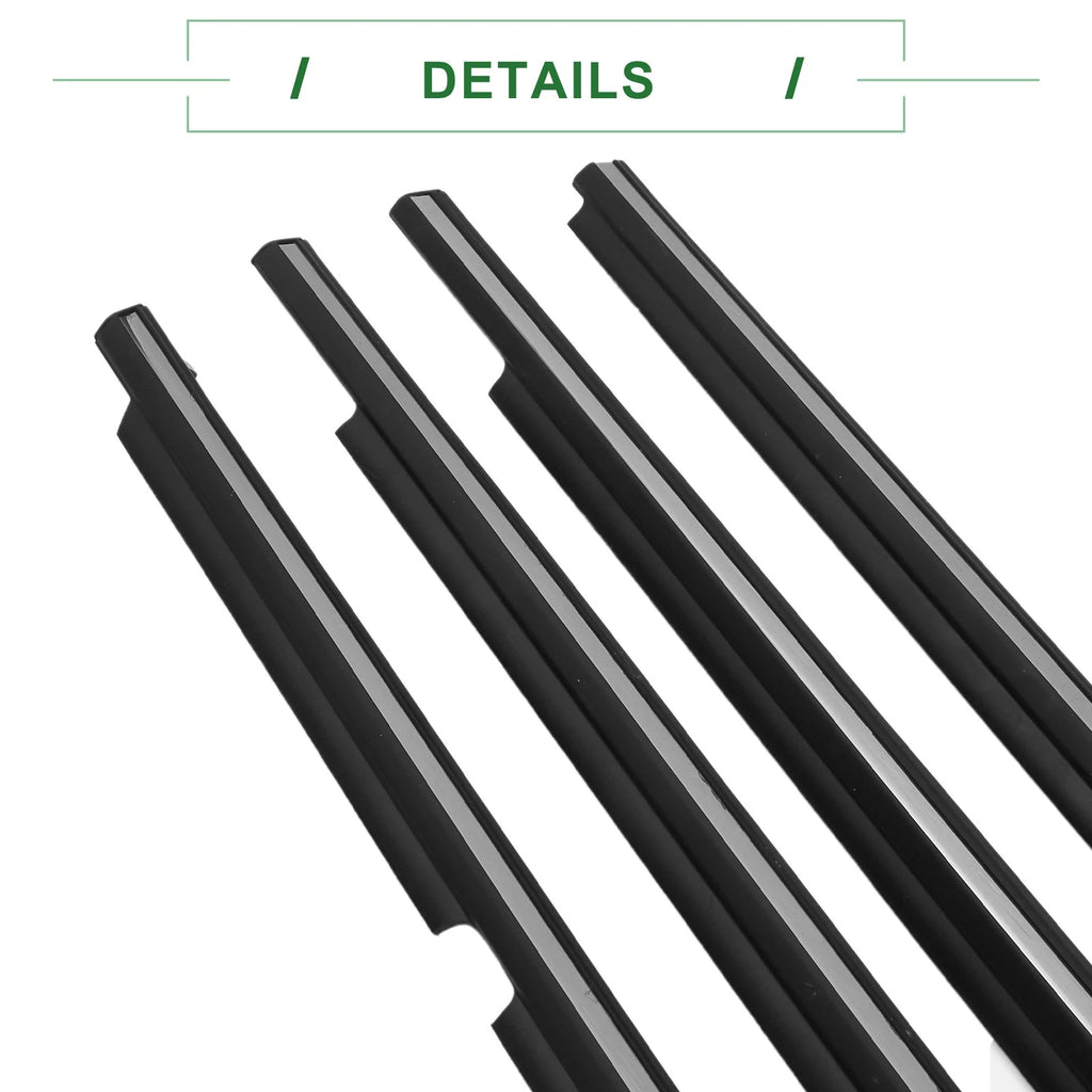 Set of 4 Weatherstrip Window Seal No.7572002180 for Toyota Corolla (2008–2013)