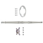 Rear Axle Shaft & Nut Pin & Sprocket & Hub for Yamaha YFZ450 (2004–2005)