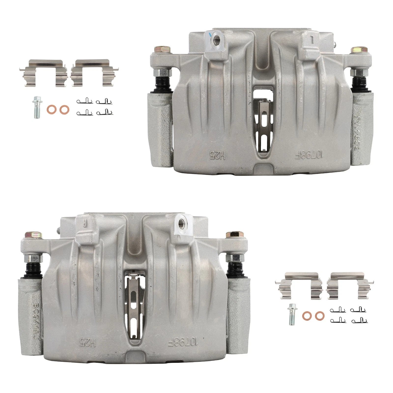 Set of 2 Front Brake Calipers for Chevrolet Trailblazer (2003–2005)