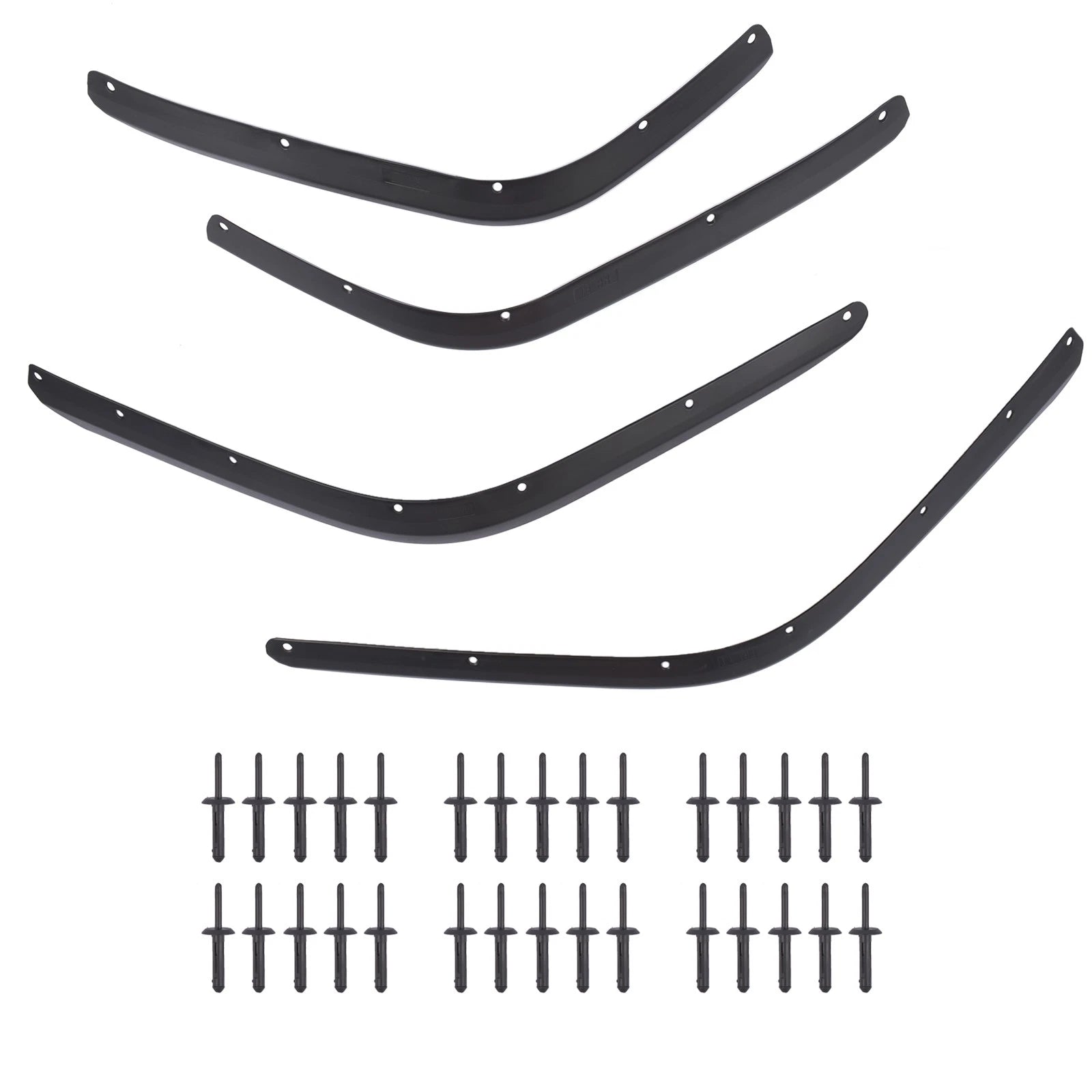 Set of 4 Fender Extenders for Jeep Wrangler JL JLU (2018–2024)