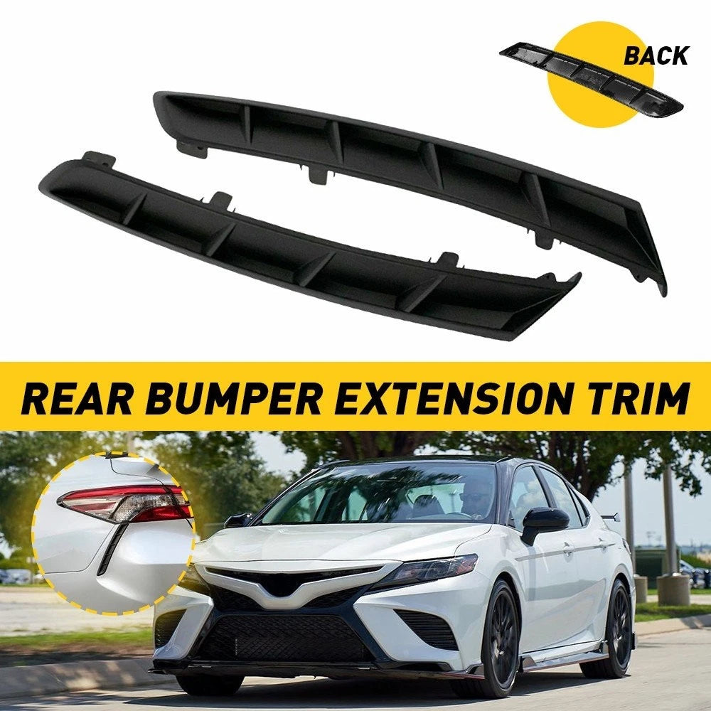 Rear Bumper Protector Trim Cover Set for Toyota Camry (2018–2022)