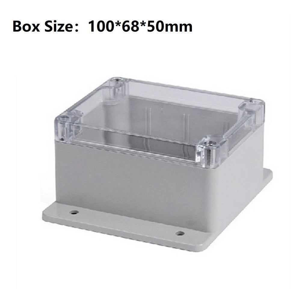 IP65 Plastic Junction Box with Transparent Cover for Indoor Outdoor Use
