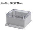 IP65 Plastic Junction Box with Transparent Cover for Indoor Outdoor Use