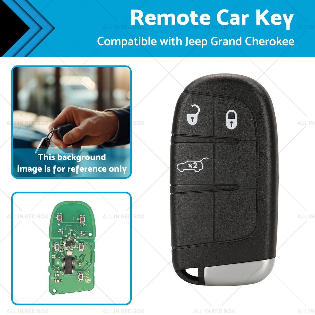 Smart Car Remote Key 3 Button for Jeep Grand Cherokee (2014–2019)