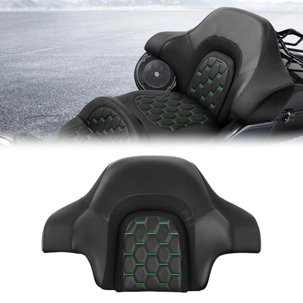 Chopped King Tour Pack Backrest for Harley Street Glide (2014–2023)